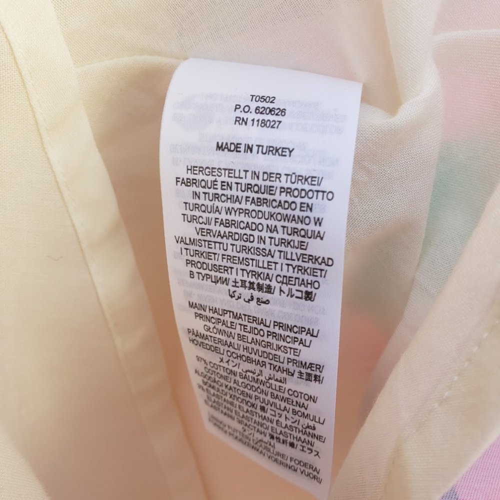 Boden Brooke Blue and Formica Stripe Belted Skirt - Picture 12 of 13